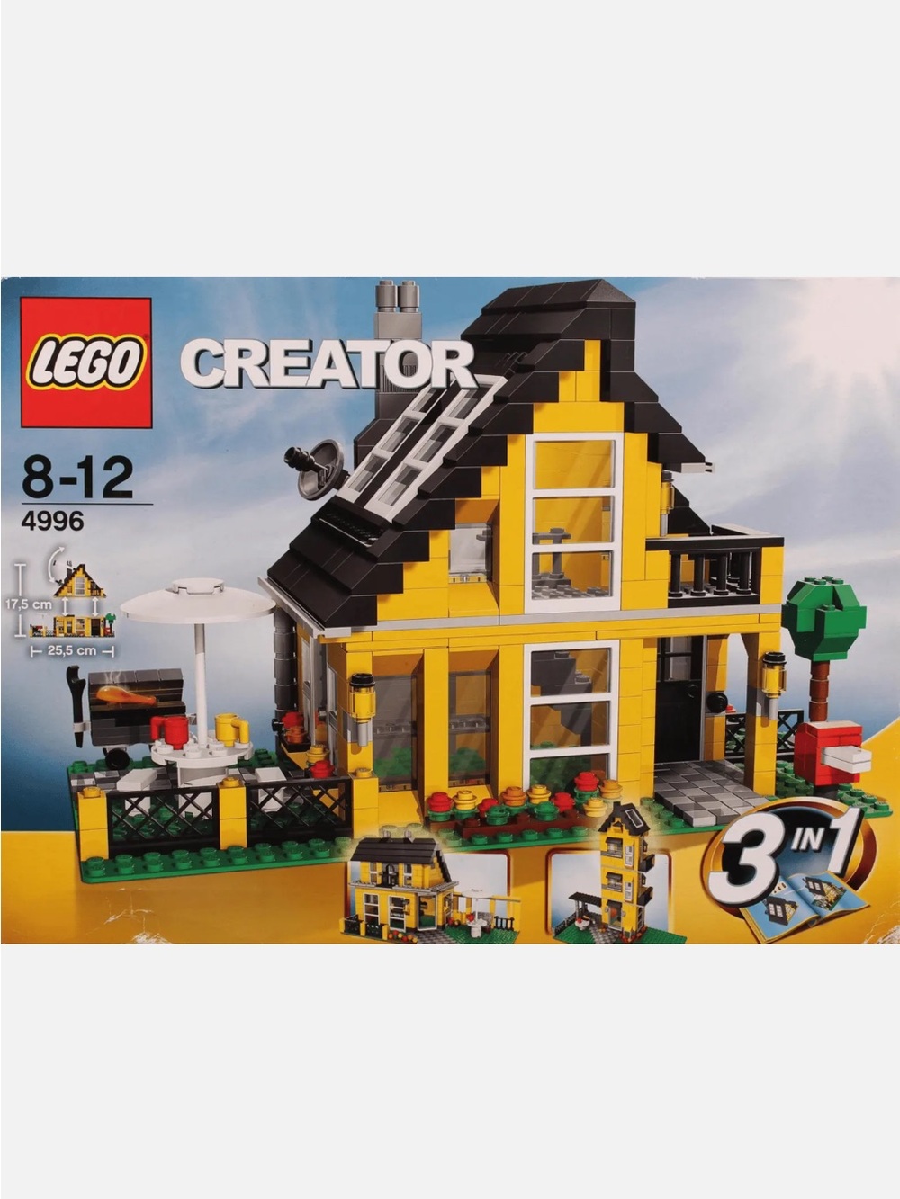 LEGO CREATOR Beach House 4996 3 in 1 Retired No Box No Manual Fully Built